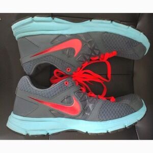 Nike Relentless 2 Womens Size 9 Running Shoes Grey Blue Crimson Sneakers